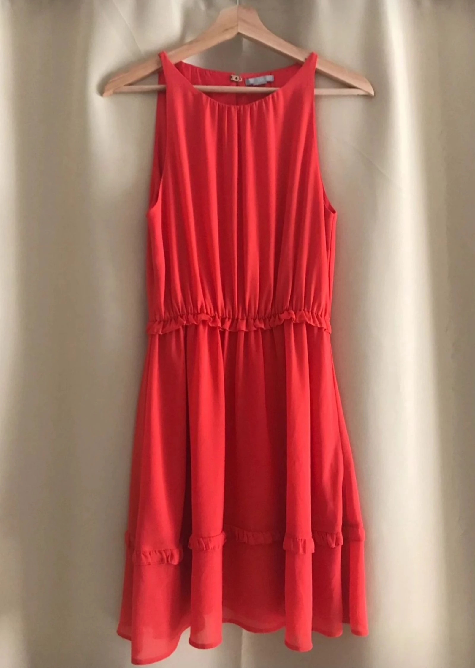 🌺Vestido rojo/naranja fluido H&M – Talla M- Perfecto estado 🌺 – photo 4